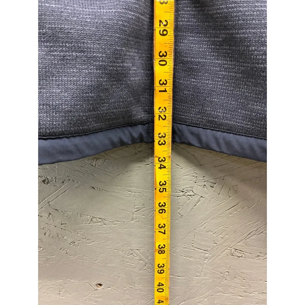 Eddie Bauer Fleece Jacket Sweater Full Zip Mock Neck Men's XL Blue Casual NWT - Picture 11 of 14